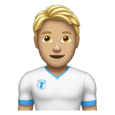 Un footballeur  sticker