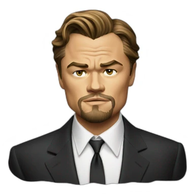 Leonardo DiCaprio in smoking sticker