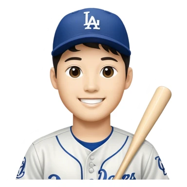Ohtani from Dodgers  sticker