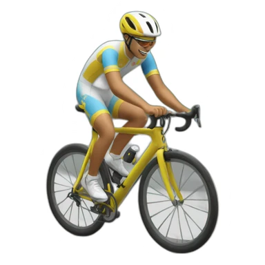 gato ciclista maneiro sticker
