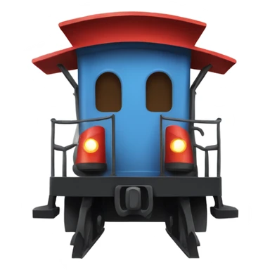 Caboose moose sticker