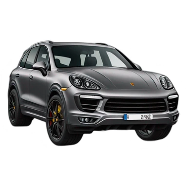 Porsche Cayenne Gris Nardo Tubo GT sticker