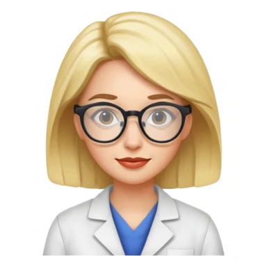 Quirky, cool, independent, and a bit aloof. weird scientist woman like froma backto the future sticker