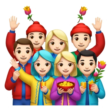 spring festival sticker