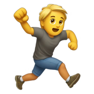 brazo apuntando hacia arriba sticker