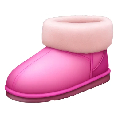 Pink uggs slippers sticker