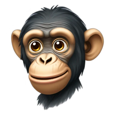 Chimpanzé qui rigole bien sticker