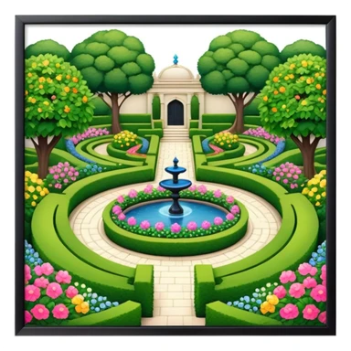 Fancy deluxe Royal garden sticker