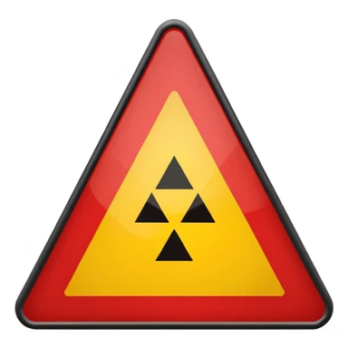 attention stop danger!! sticker