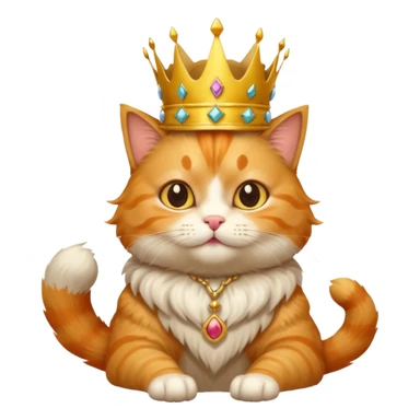 Oyun oynayan kral kedi sticker