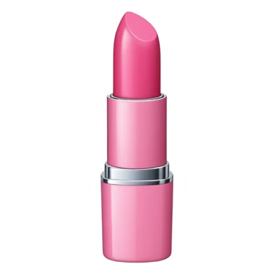 pink version of 💋, with no detail on the mouth, just the outline of the lipstick with the little grooves like the original sticker