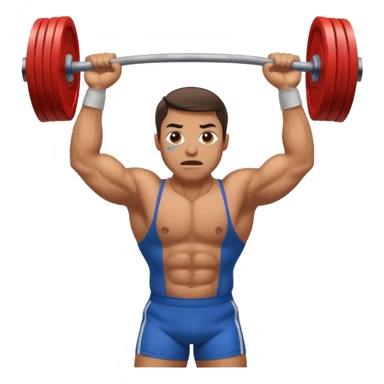 weightlifter Athlete in Action sticker