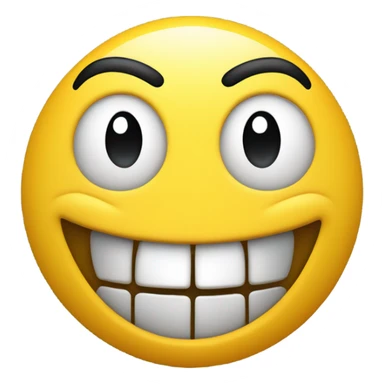 yellow emoji evil laughing  sticker