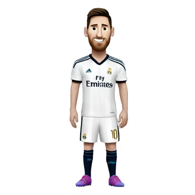 Messi Real Madrid  sticker