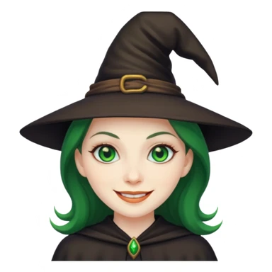 Witch smile sticker