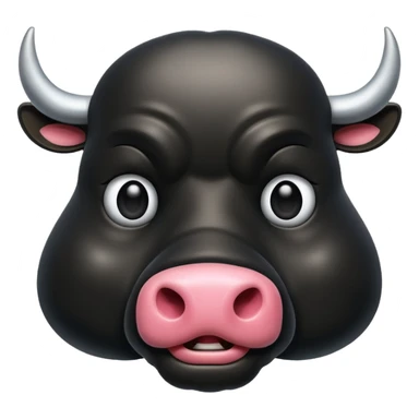 Bull emogi sticker