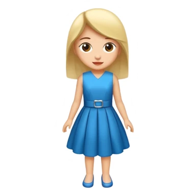 Uzun bir elbise sticker