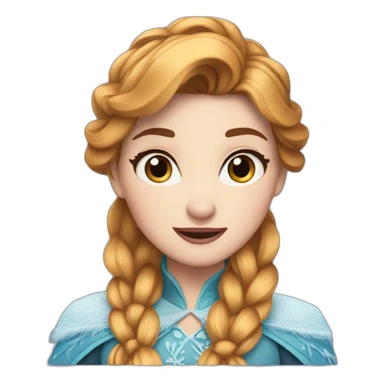 anna frozen sticker