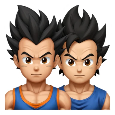 Goku and Vegeta  sticker