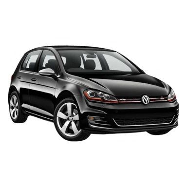 black golf mk7 2016 sticker
