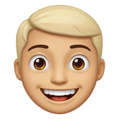 Smiley face mixed 🤗+😬 sticker