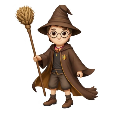 harry potter broom sticker