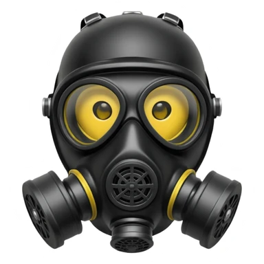 gas mask sticker