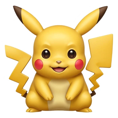A PIKACHU EMOJI sticker