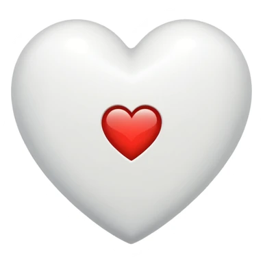 White orthodox heart sticker