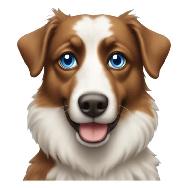 Berger australien blue eye and Brown eye sticker