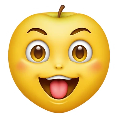 Make me a classic yellow emoji (styled like an apple emoji) that has X's instead of their two eyes and has their mouth open with its tongue sticking out to the left  sticker