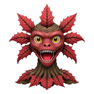 Demogorgon from stranger things sticker