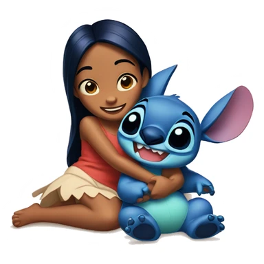 Lilo &Stitch fell in love sticker