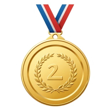 Create a gold medal which says "Brocation 2026" sticker