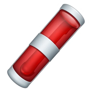 tubo de sangue quase vazio sticker