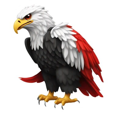 the albanian eagle from the albanian flag sticker
