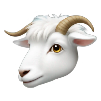 White angora goat sticker