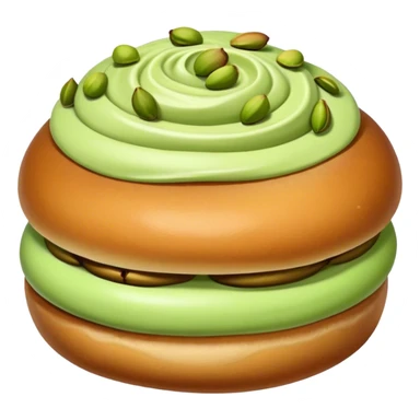 Bun with pistachio cream  sticker