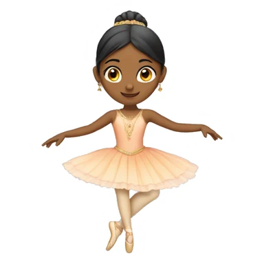 Indian girl ballerina  sticker