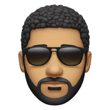 Drake wearing sunglasses in the summer sticker