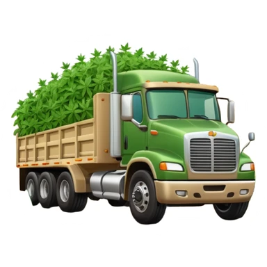 weed destiny semi truck sticker