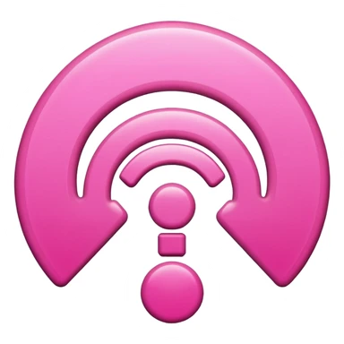 pink wifi sticker