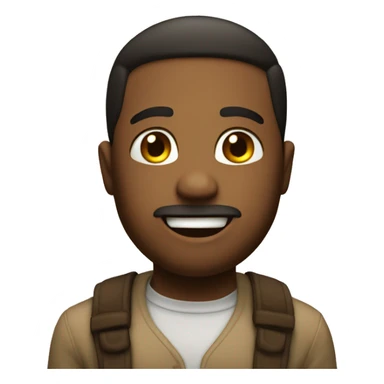 a emoji saying you big naughty sticker