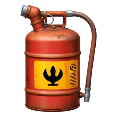 petrol canister sticker