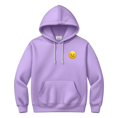 pastel purple hoodie outfit flatlay sticker