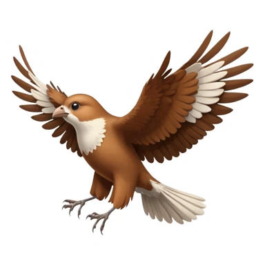 bird flying sticker