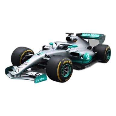 mercedes w11 f1 sticker
