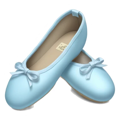 pale blue ballet shoes  sticker