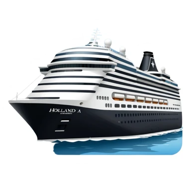 holland america cruise ship in rotterdam sticker