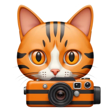 photographer cat sticker